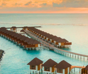 overwater villas of maldives.